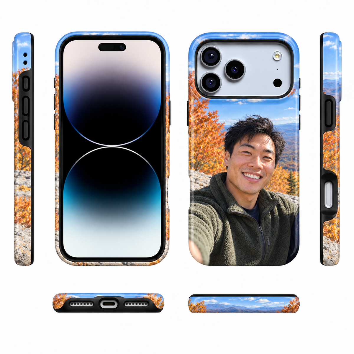 Mountain Trail Portrait A Phone Case