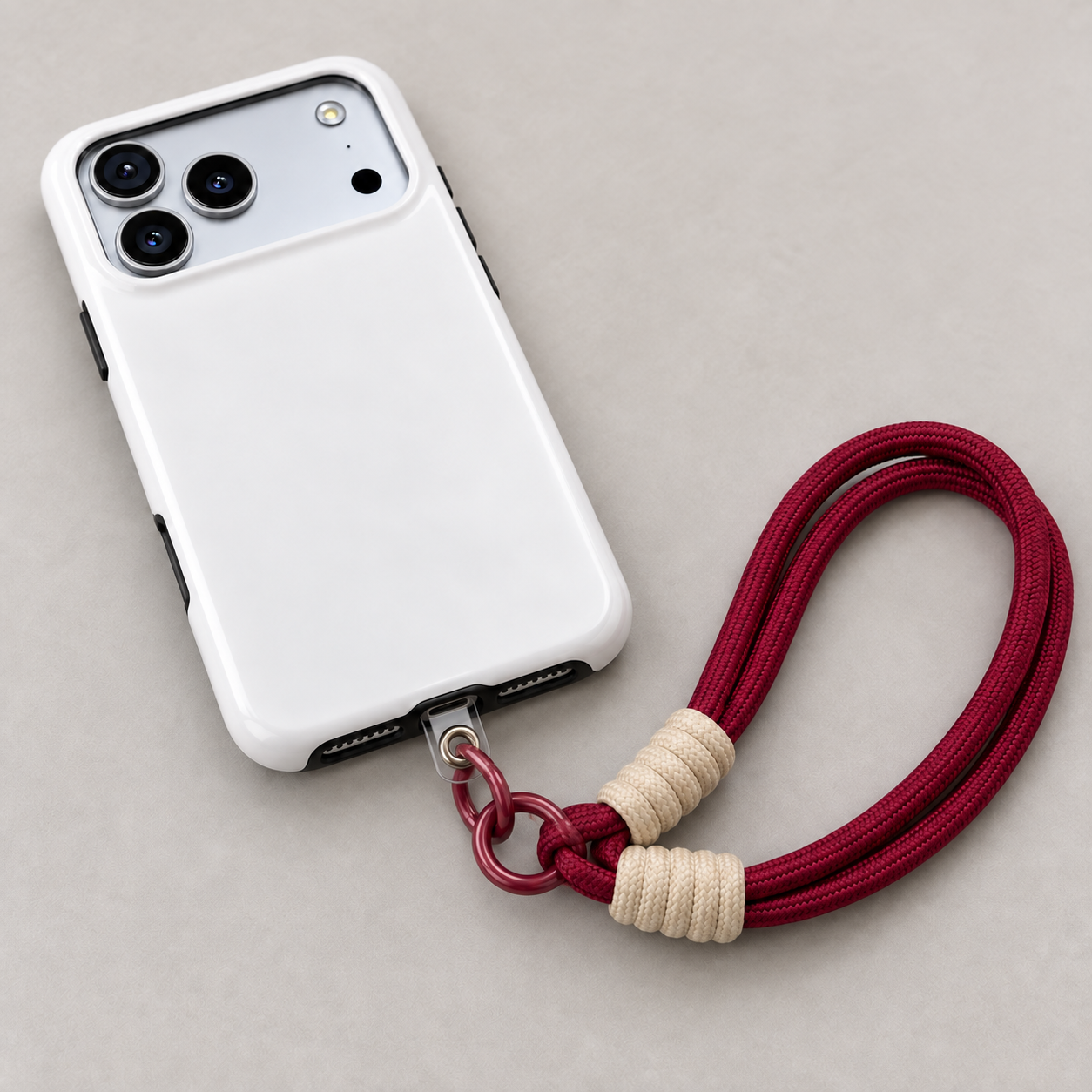 Burgundy Loop | Phone Wrist Strap