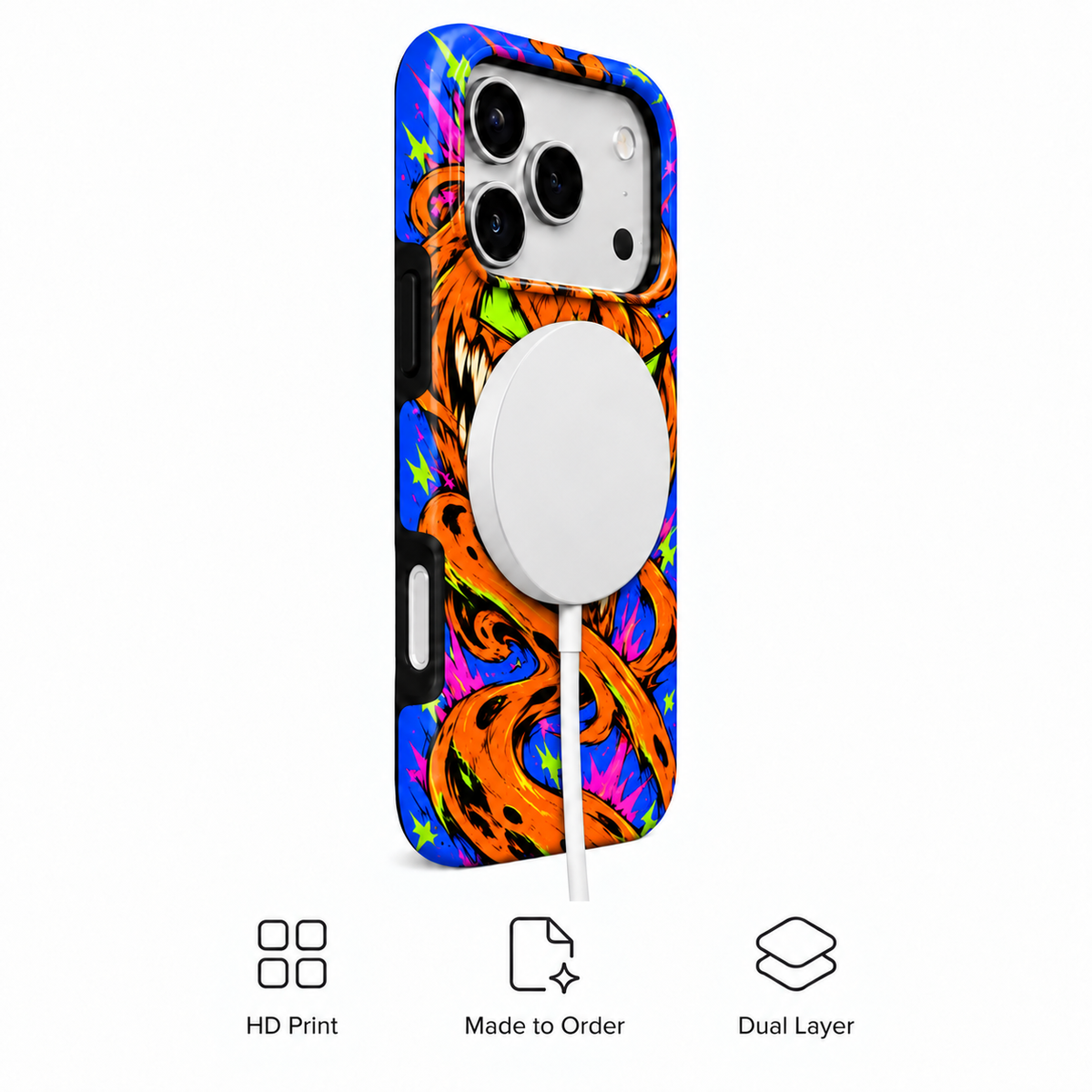 Feral Pumpkin Phone Case — view 3