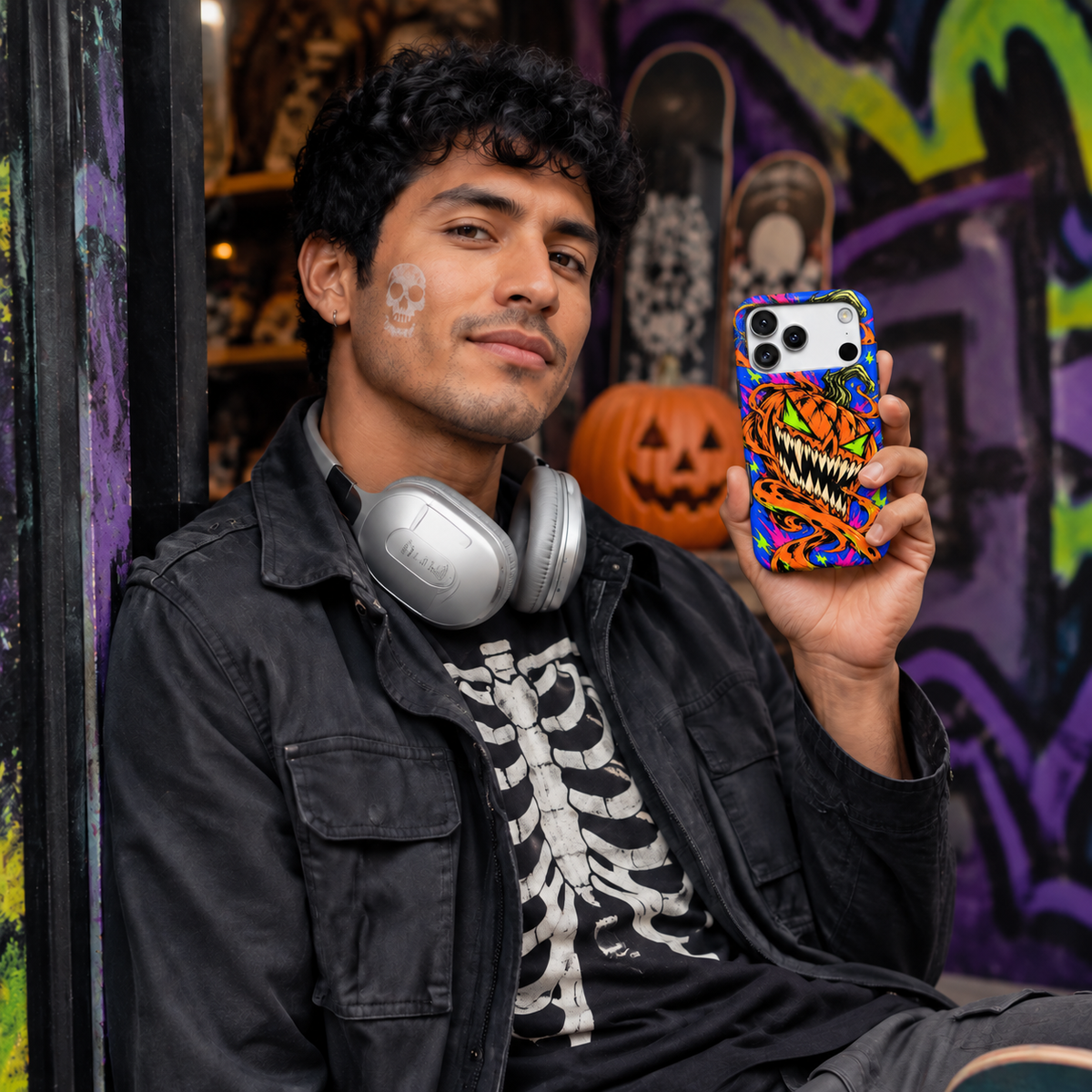 Feral Pumpkin Phone Case — view 12