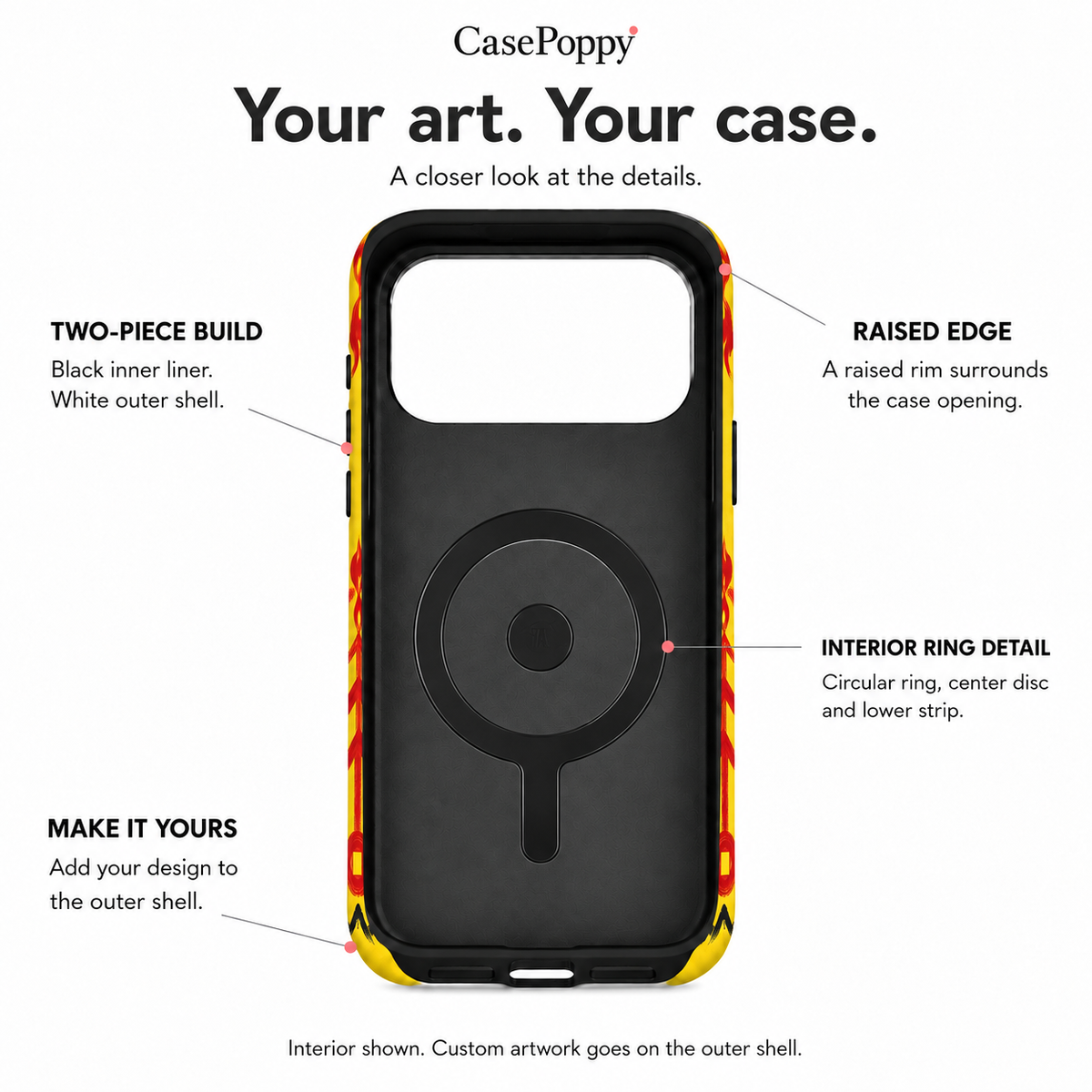 Flamebound Seal | Yellow Talisman Phone Case — view 10