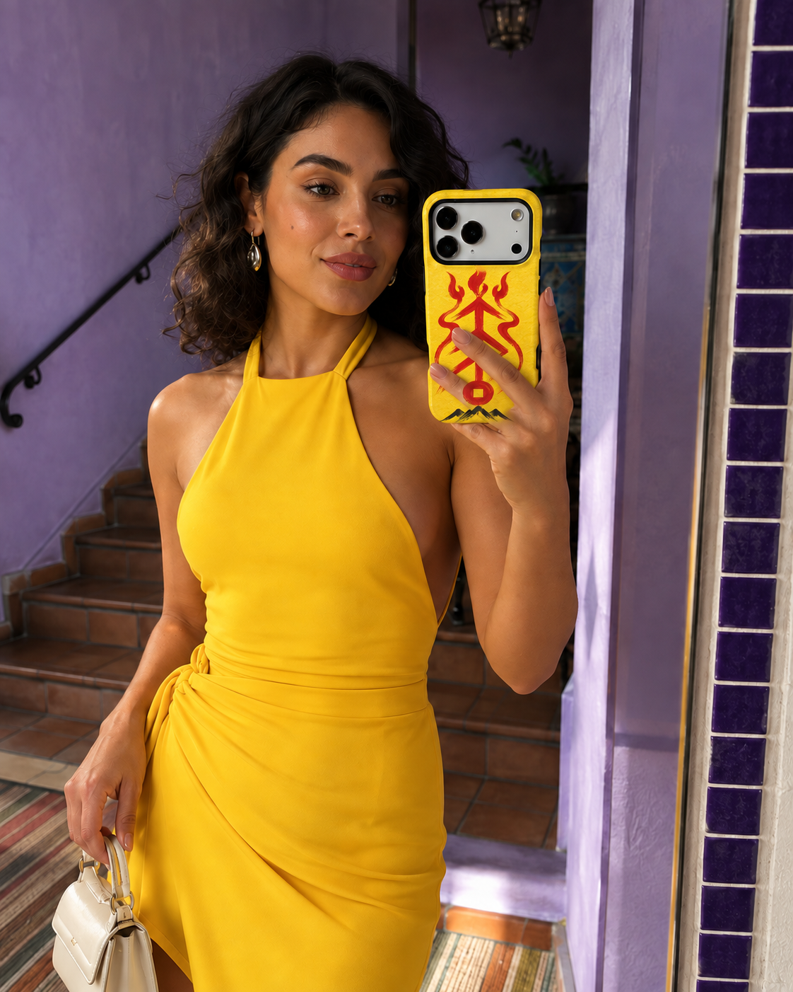 Flamebound Seal | Yellow Talisman Phone Case — view 12