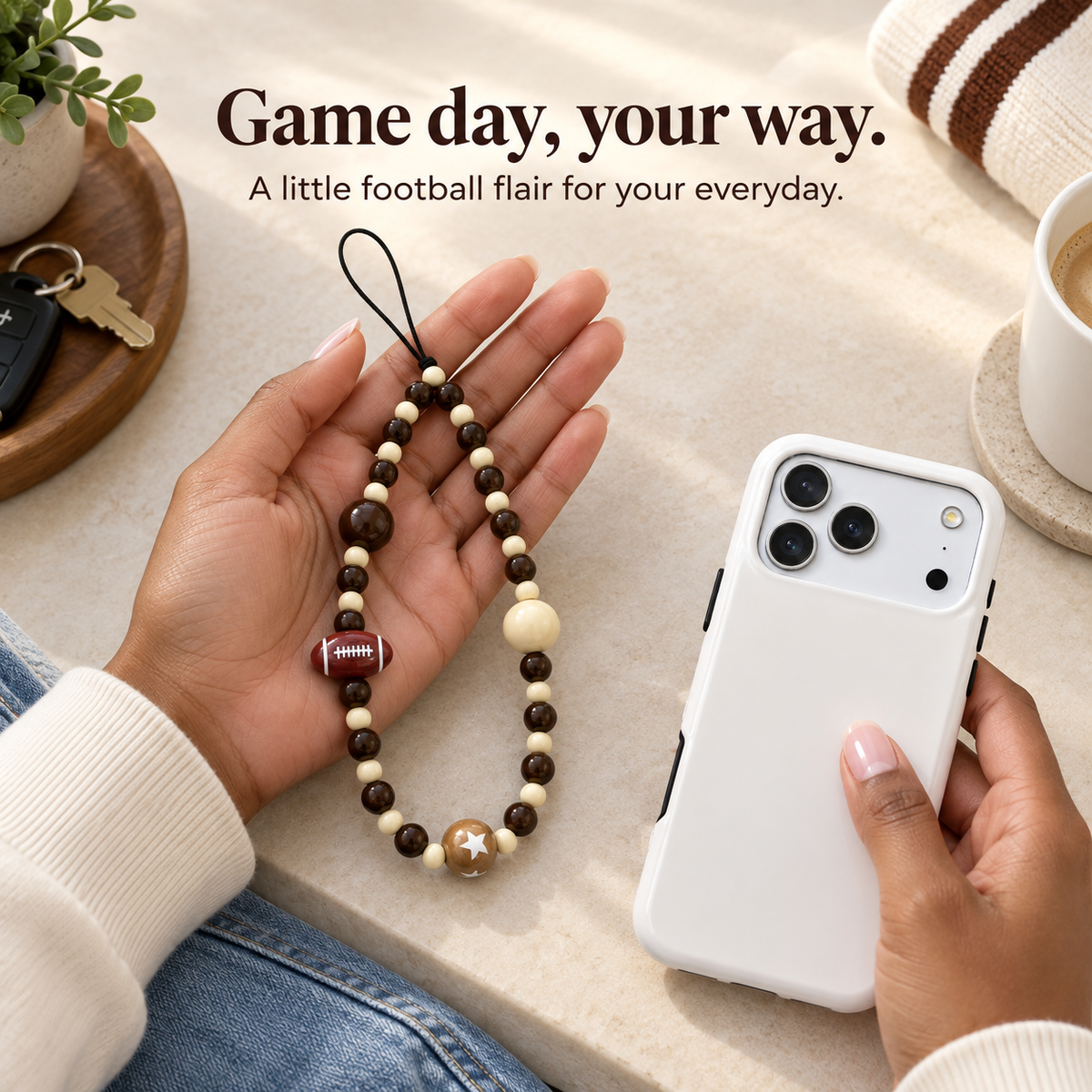 Game Day | Football Phone Lanyard — view 8