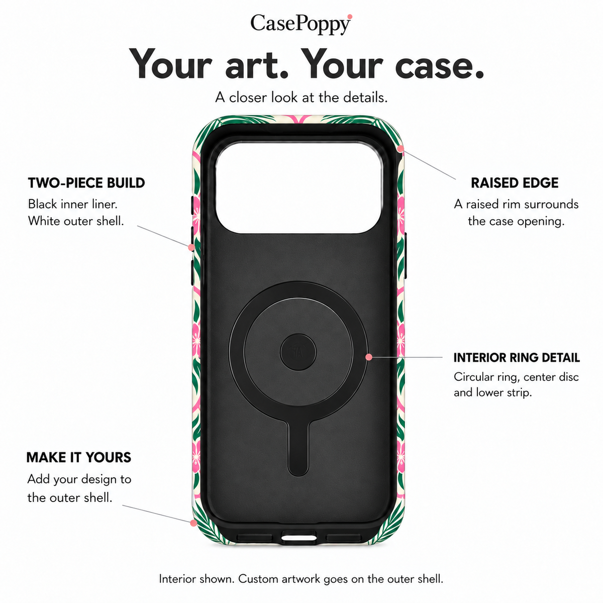 Garden Fortune | Green & Pink Mahjong Phone Case — view 10