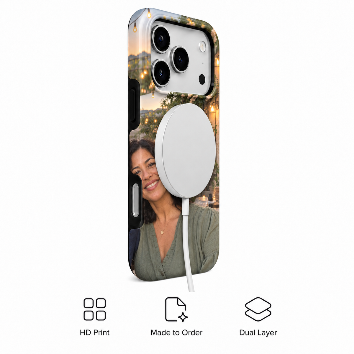 Golden Hour Portrait B Phone Case — view 1