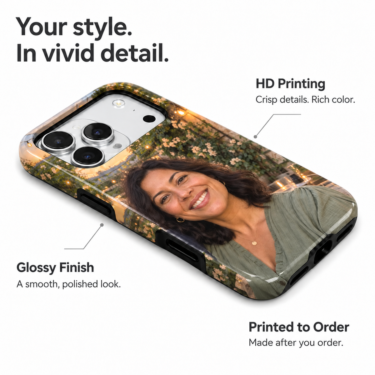 Golden Hour Portrait B Phone Case — view 6