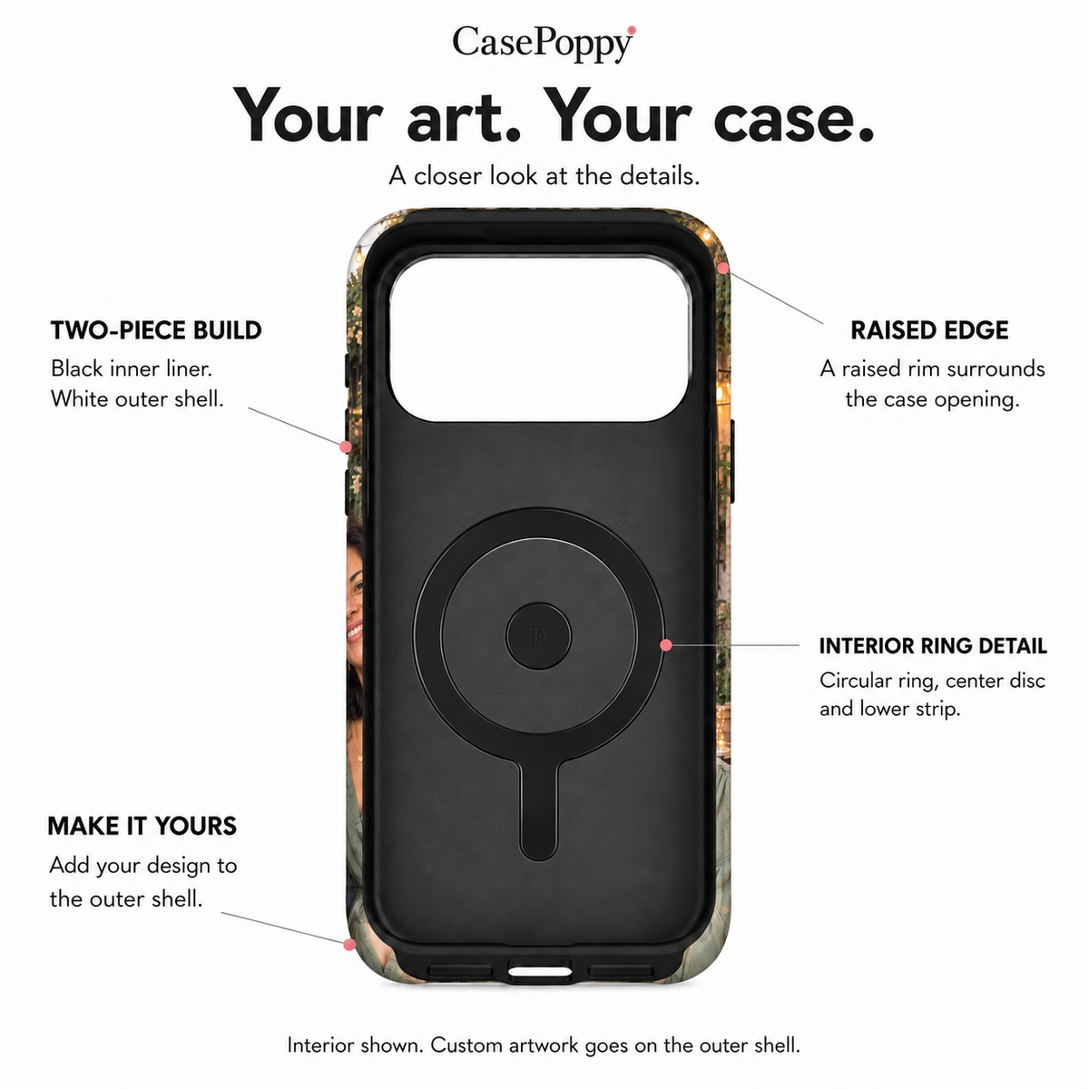 Golden Hour Portrait B Phone Case — view 10