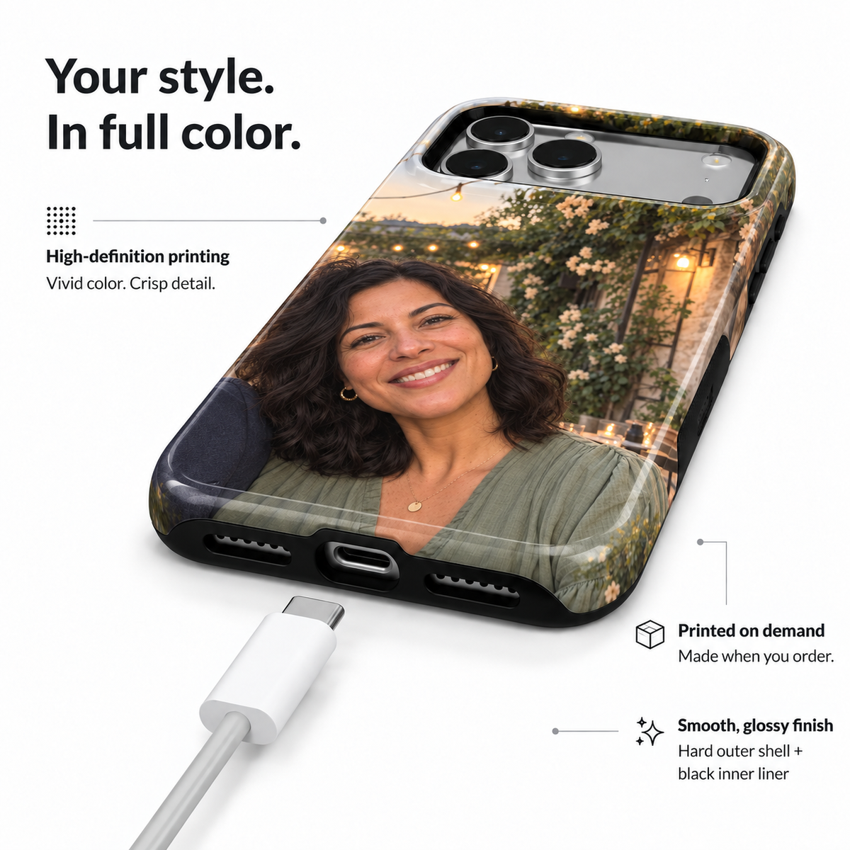 Golden Hour Portrait B Phone Case — view 14