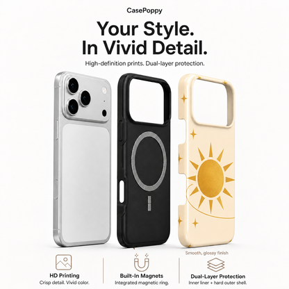 Golden Orbit A Phone Case — view 4