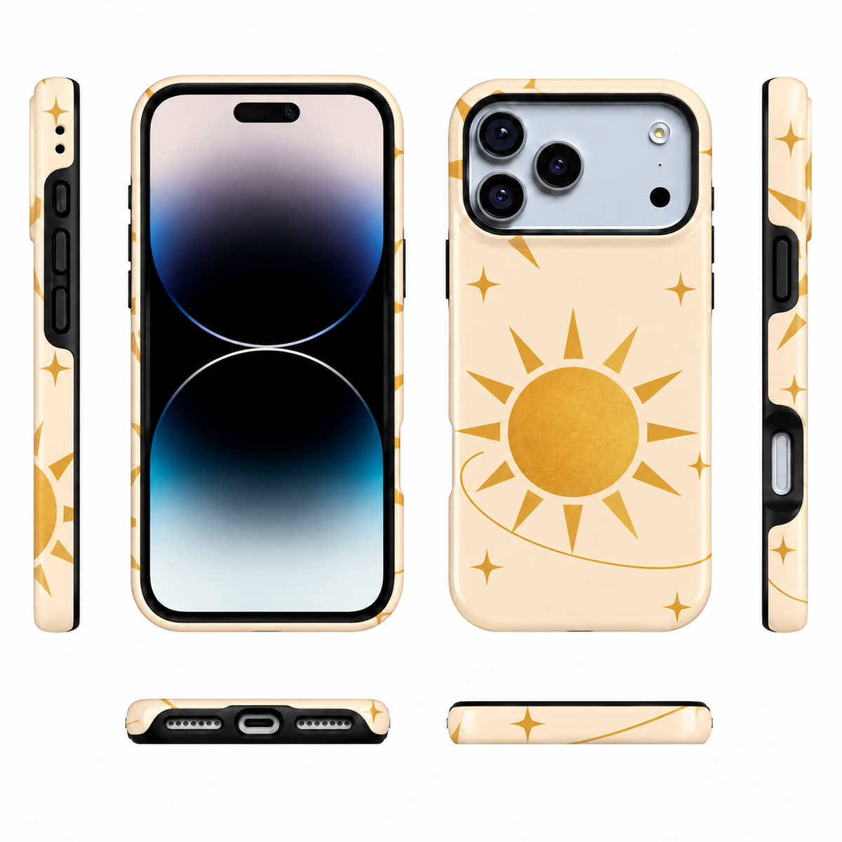 Golden Orbit A Phone Case — view 5