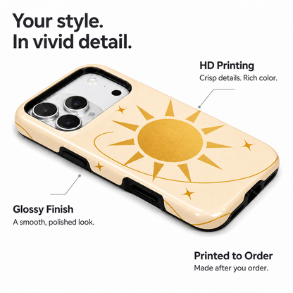 Golden Orbit A Phone Case — view 7