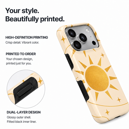 Golden Orbit A Phone Case — view 8