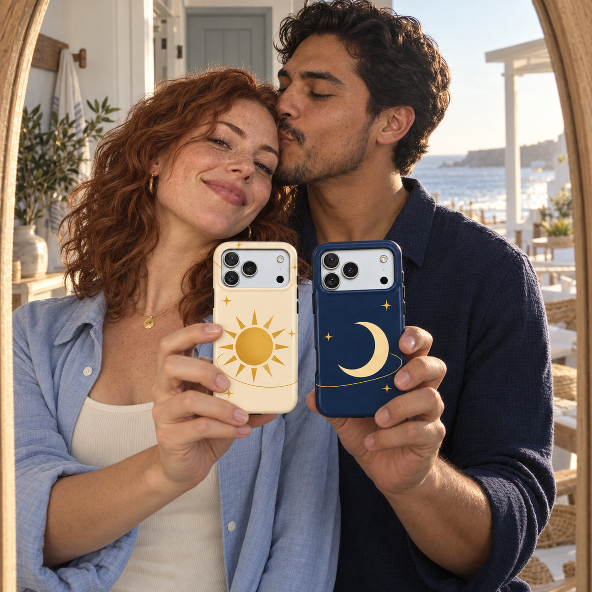 Golden Orbit A Phone Case — view 16