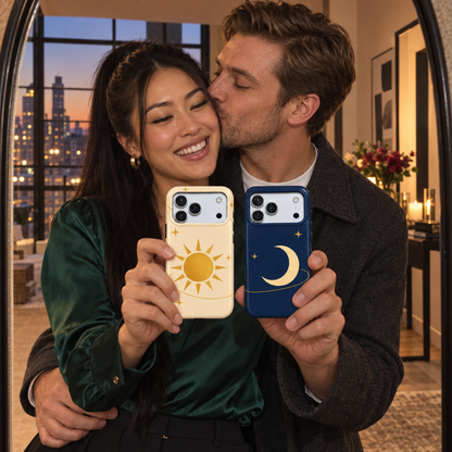 Golden Orbit A Phone Case — view 17