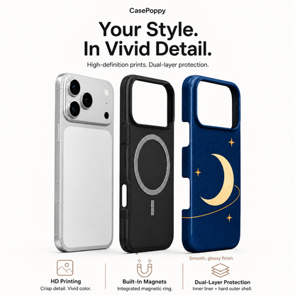 Golden Orbit B Phone Case — view 4