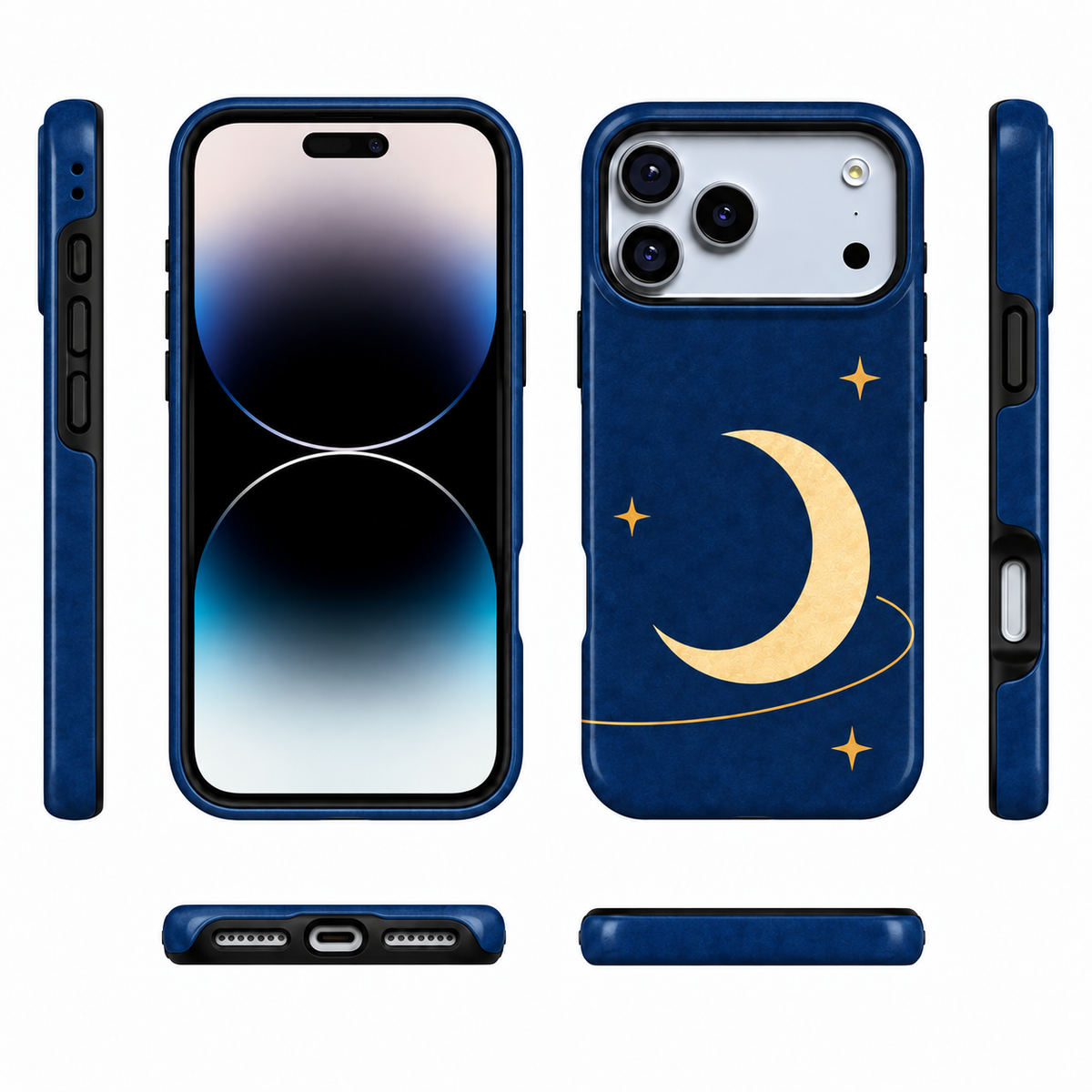Golden Orbit B Phone Case — view 5