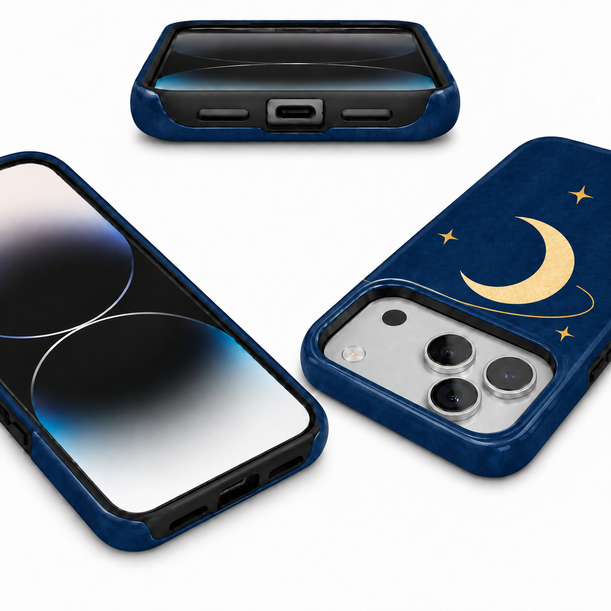 Golden Orbit B Phone Case — view 9