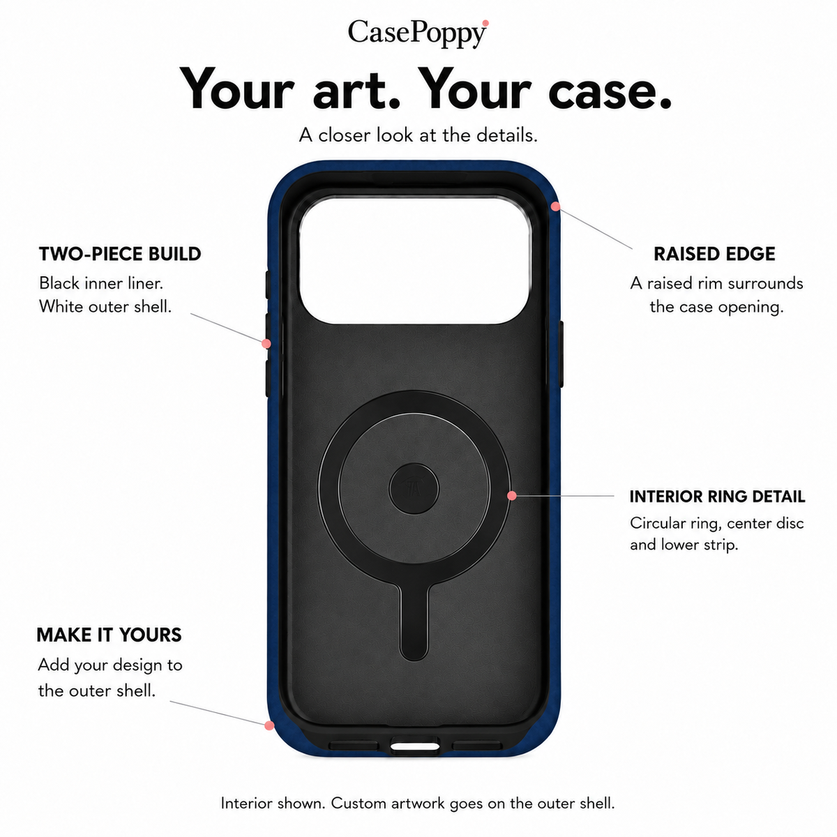 Golden Orbit B Phone Case — view 10