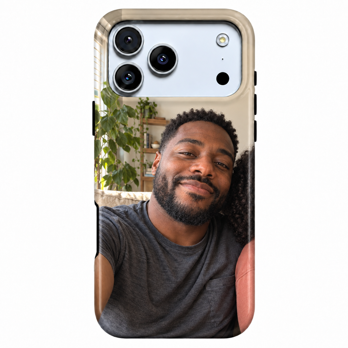 Golden Portrait Pair A Phone Case — view 1