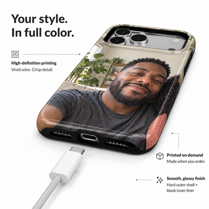 Golden Portrait Pair A Phone Case — view 6