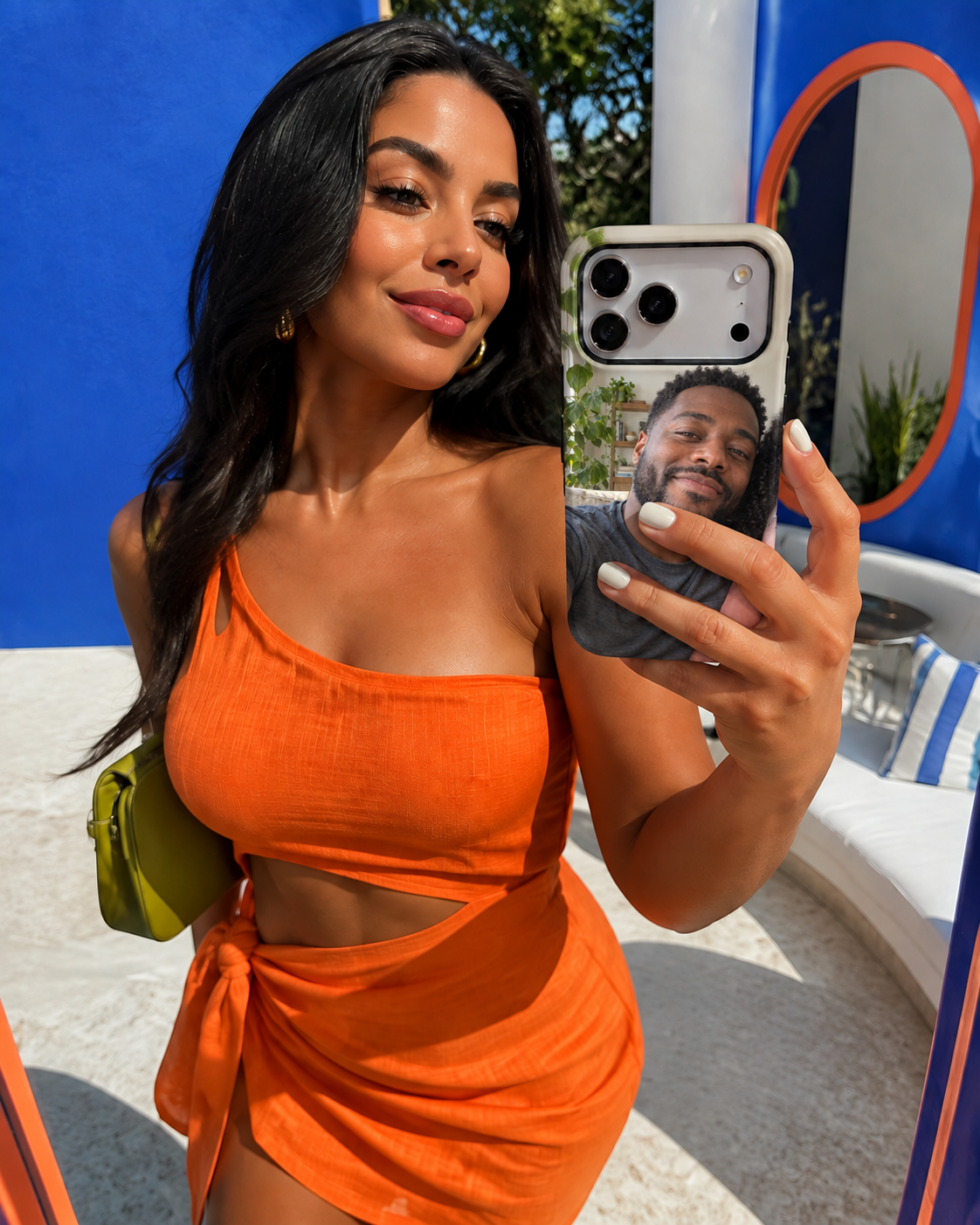 Golden Portrait Pair A Phone Case — view 12