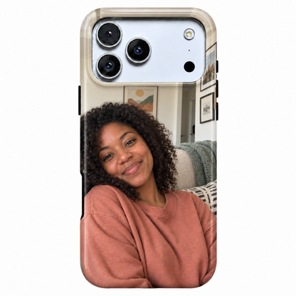 Golden Portrait Pair B Phone Case — view 1