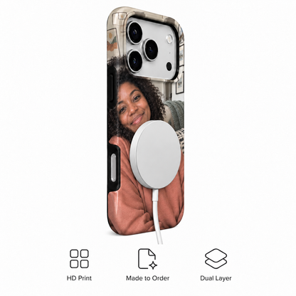 Golden Portrait Pair B Phone Case — view 3
