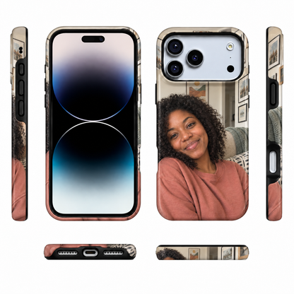 Golden Portrait Pair B Phone Case — view 5