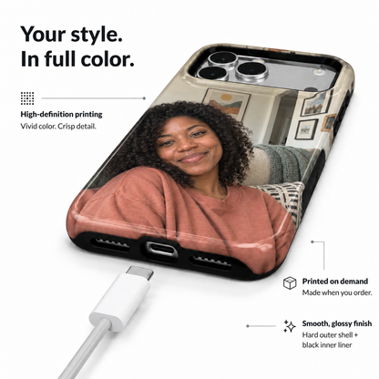 Golden Portrait Pair B Phone Case — view 6