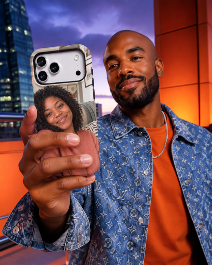 Golden Portrait Pair B Phone Case — view 15