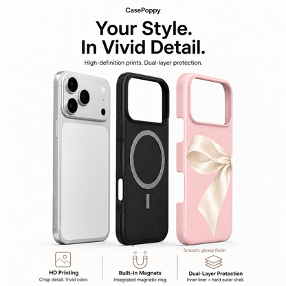 Ivory Bow A Phone Case — view 4