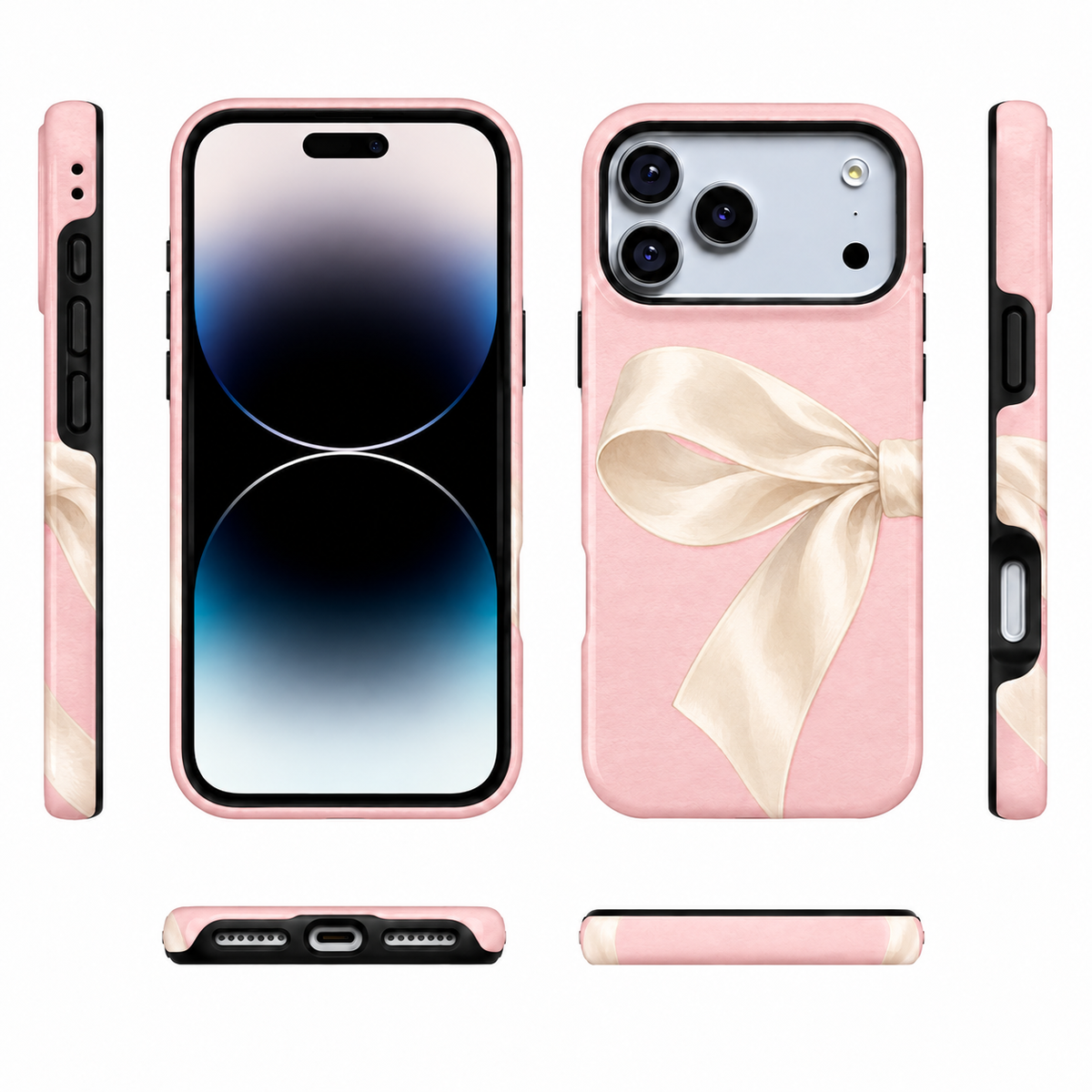 Ivory Bow A Phone Case — view 5
