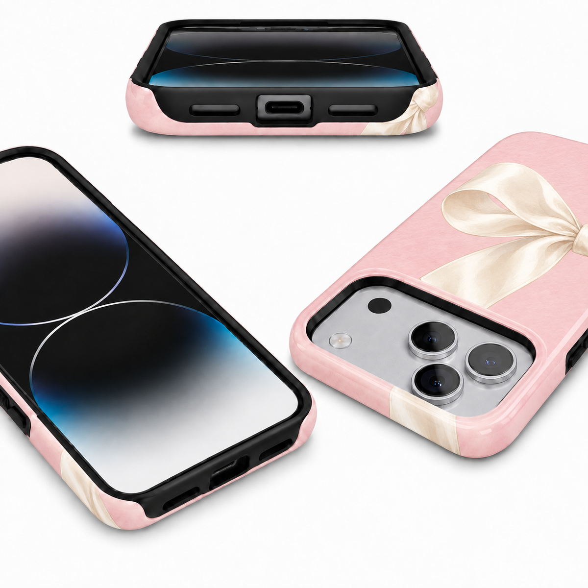 Ivory Bow A Phone Case — view 9