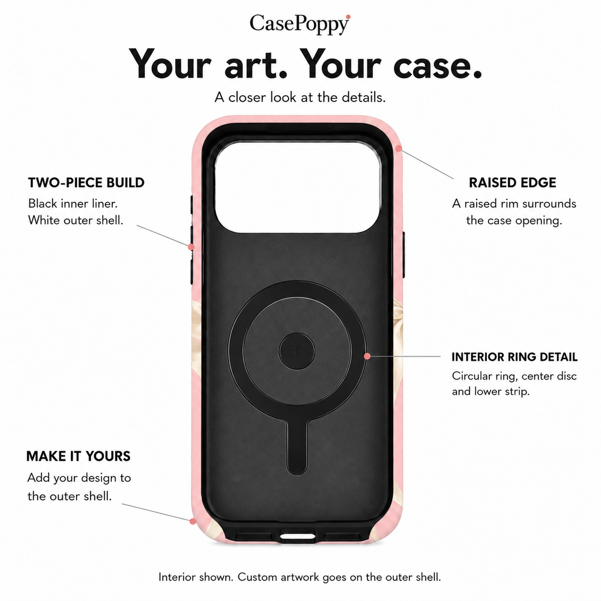 Ivory Bow A Phone Case — view 10
