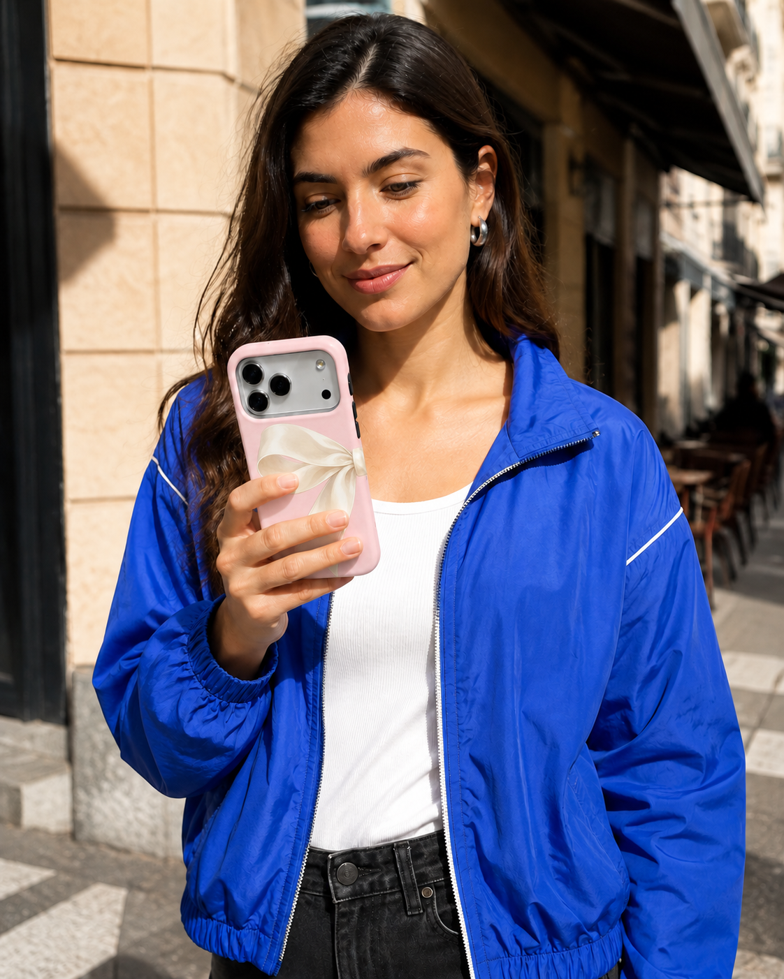 Ivory Bow A Phone Case — view 11