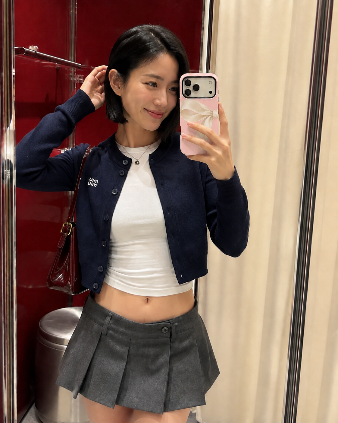 Ivory Bow A Phone Case — view 15