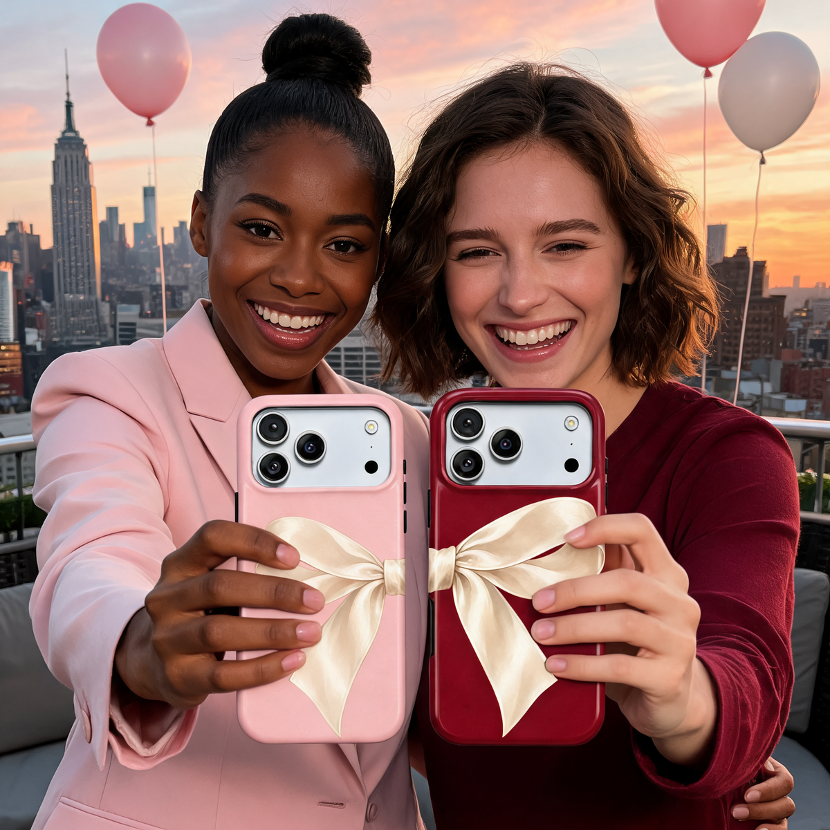 Ivory Bow A Phone Case — view 19