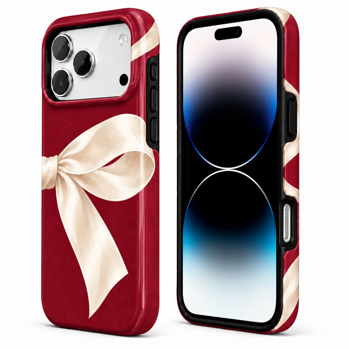 Ivory Bow B Phone Case — view 2