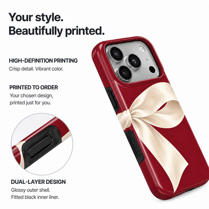 Ivory Bow B Phone Case — view 8