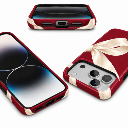 Ivory Bow B Phone Case — view 9