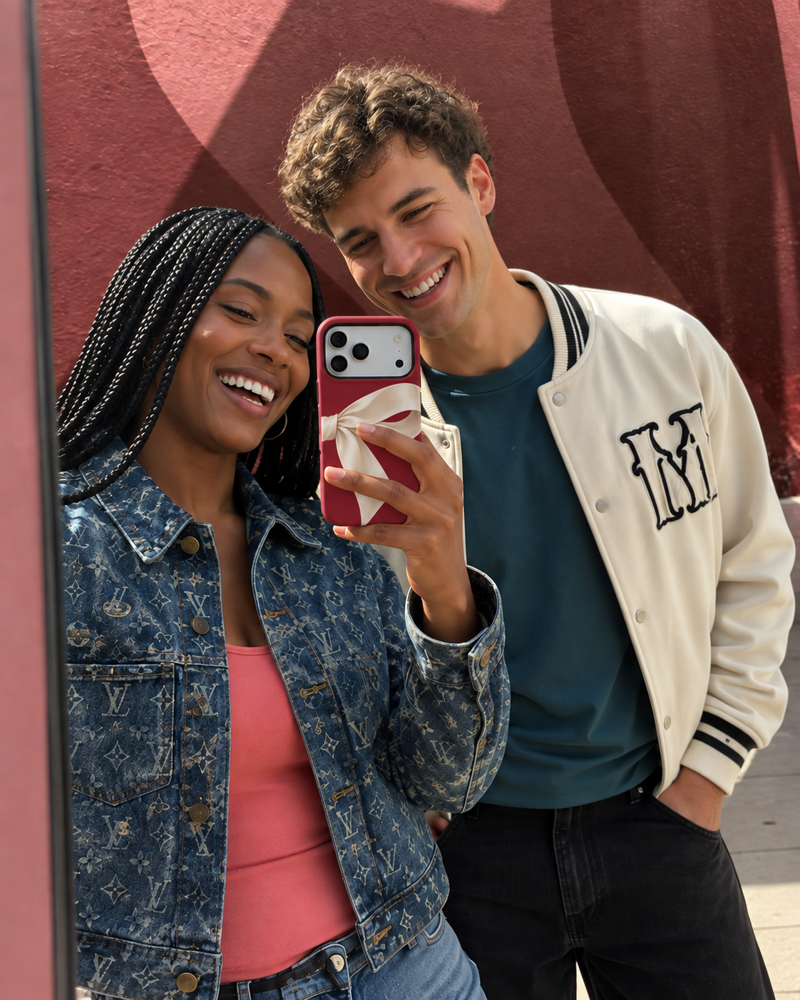 Ivory Bow B Phone Case — view 14