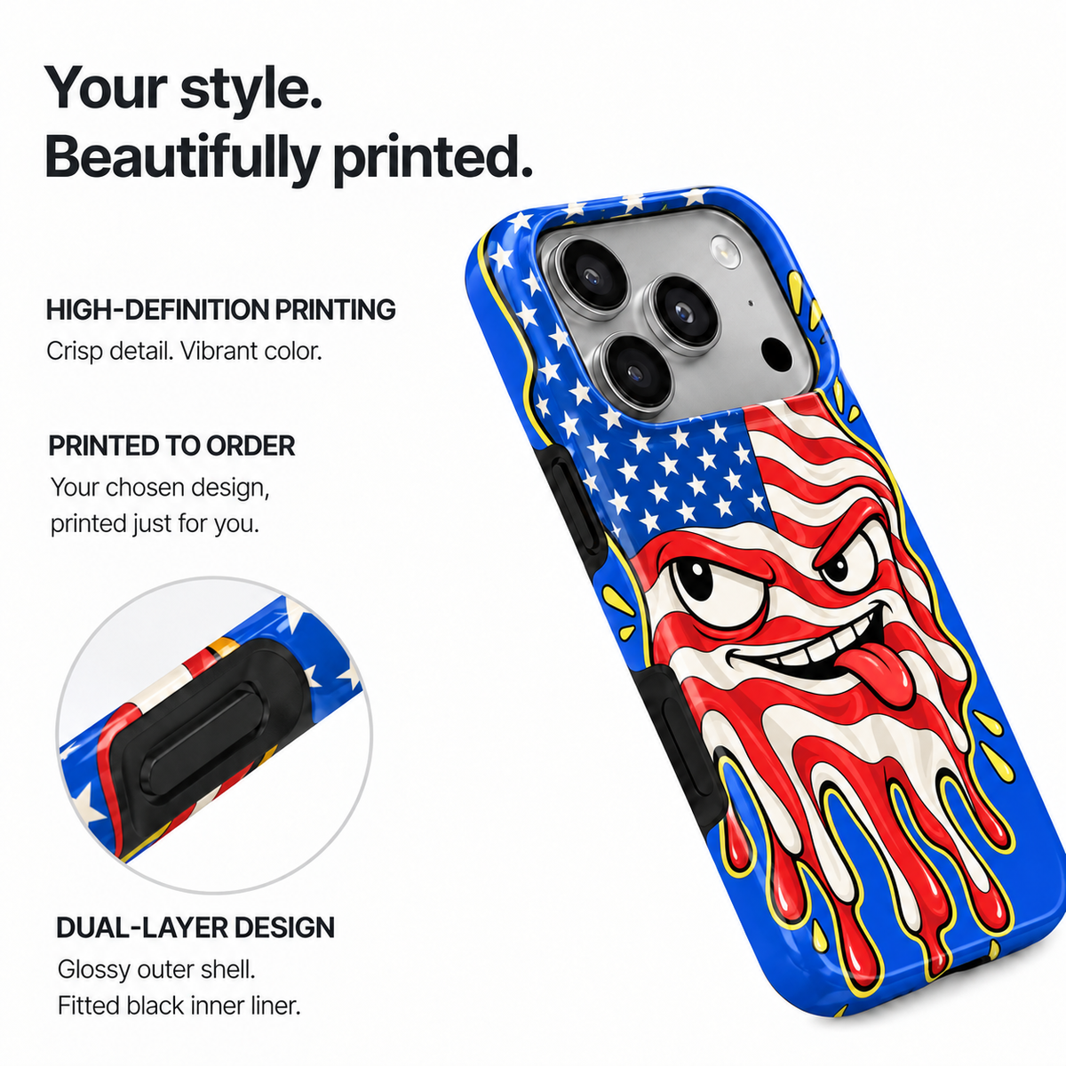 Liberty Drip Phone Case — view 8