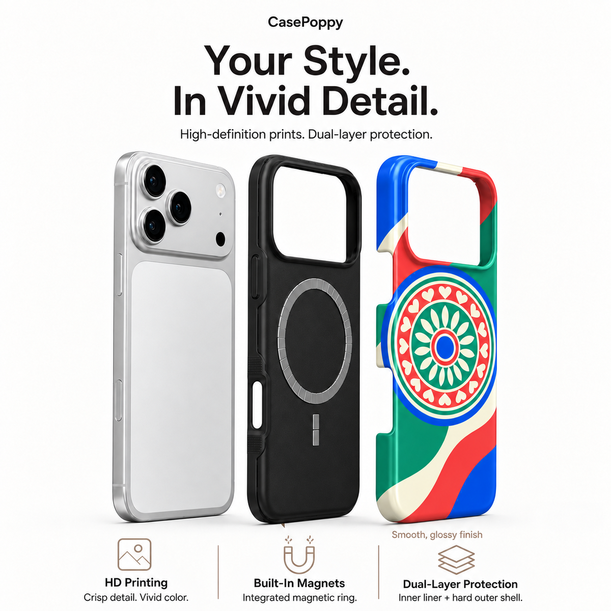 Lucky Spin | Colorblock Game Night Phone Case — view 4