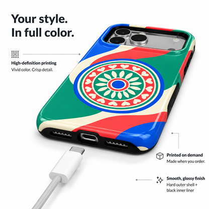Lucky Spin | Colorblock Game Night Phone Case — view 6