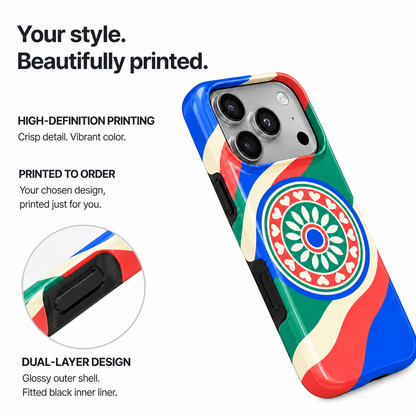 Lucky Spin | Colorblock Game Night Phone Case — view 8