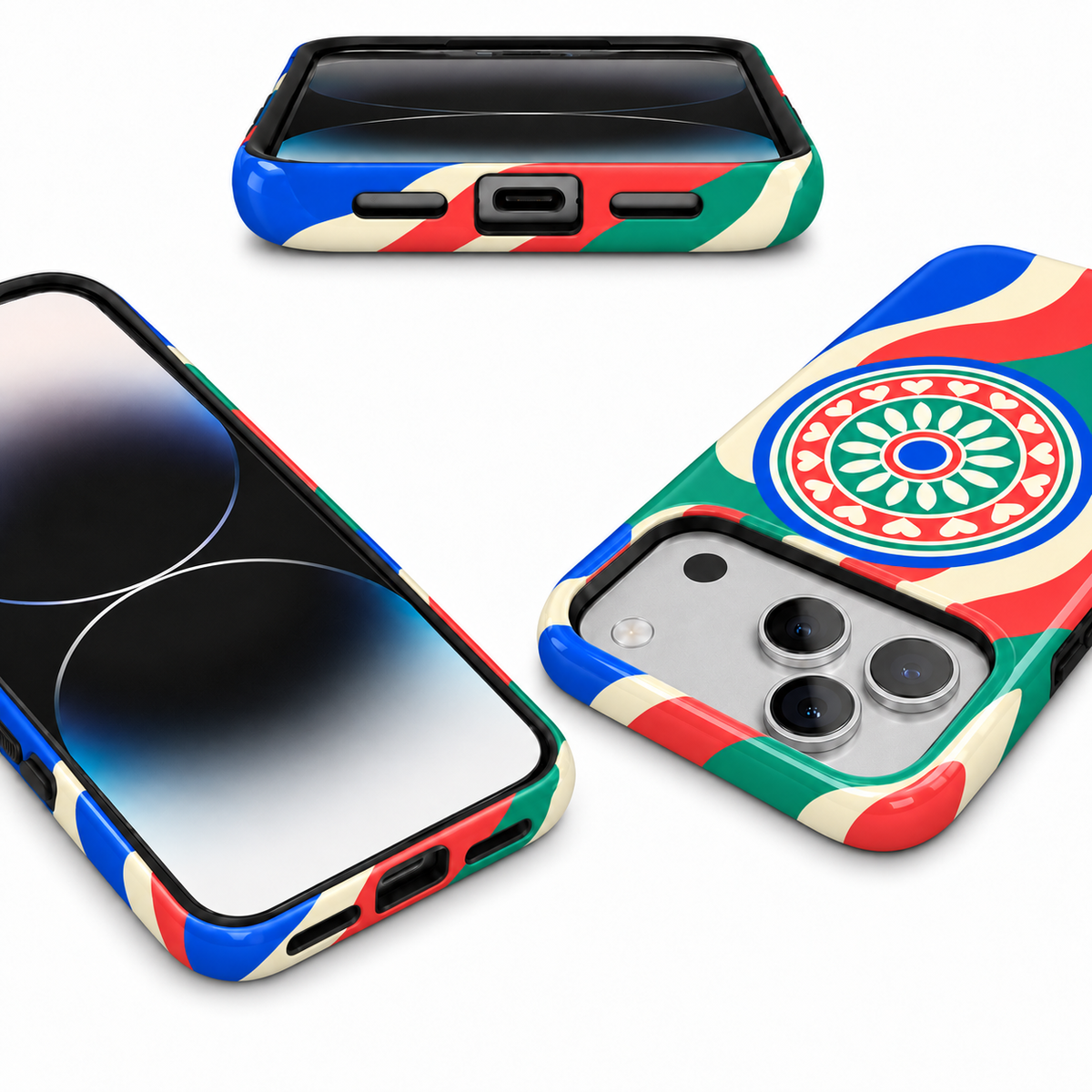 Lucky Spin | Colorblock Game Night Phone Case — view 9