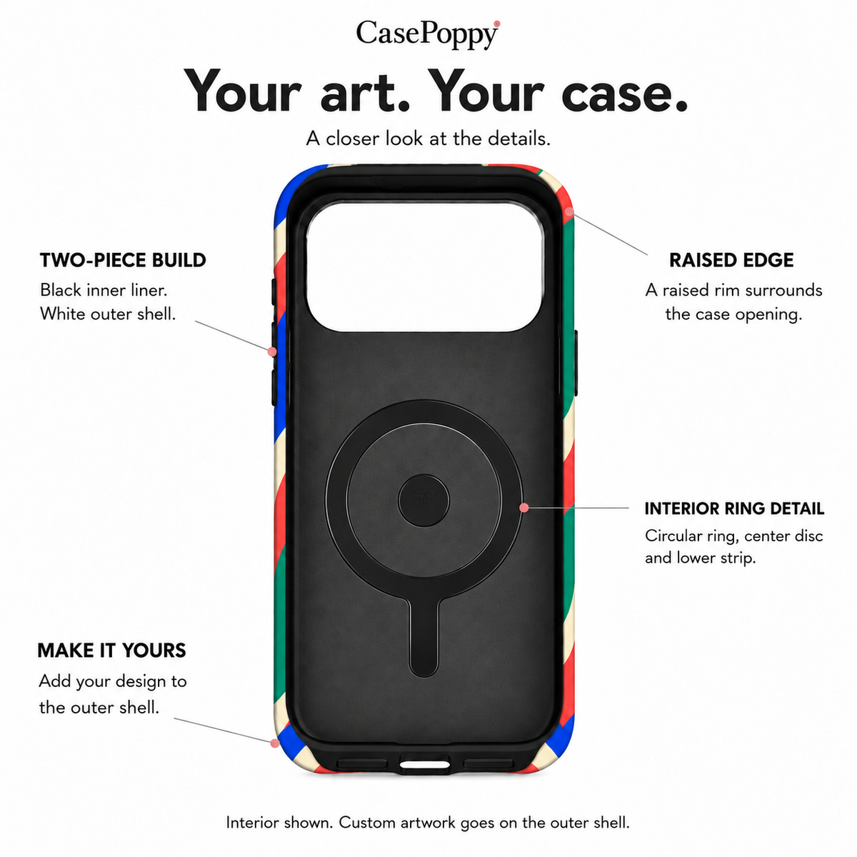 Lucky Spin | Colorblock Game Night Phone Case — view 10