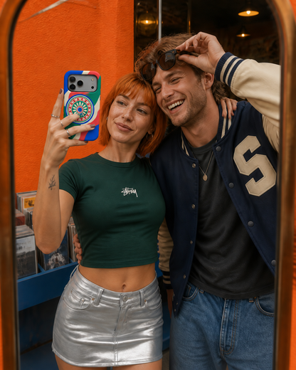 Lucky Spin | Colorblock Game Night Phone Case — view 12