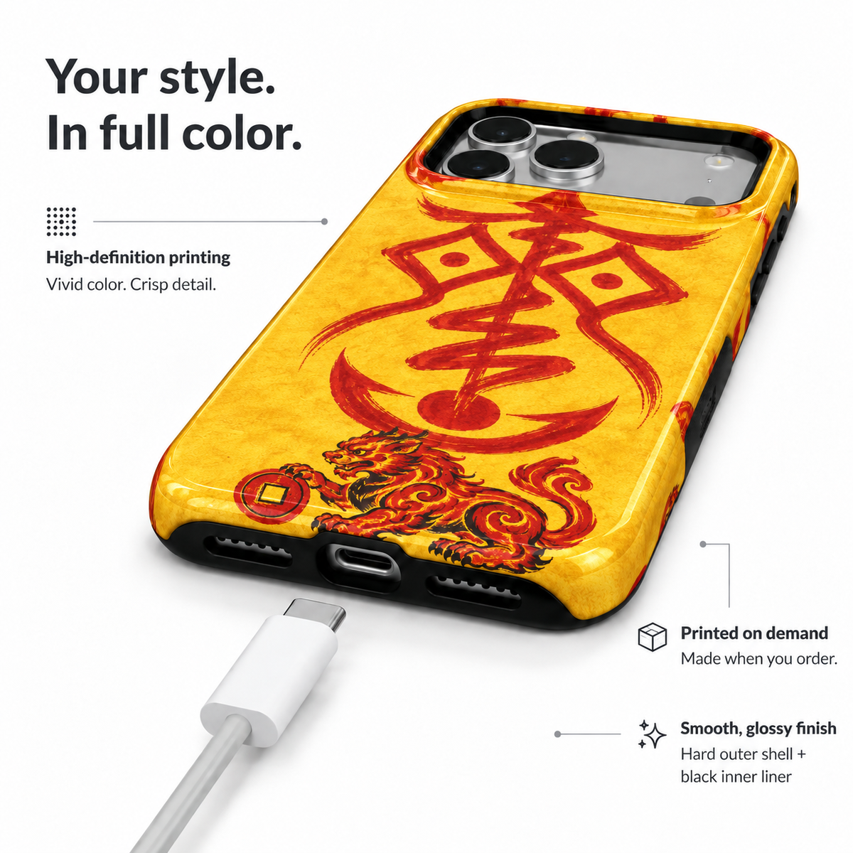 Mahjong Tiles Phone Case — view 6