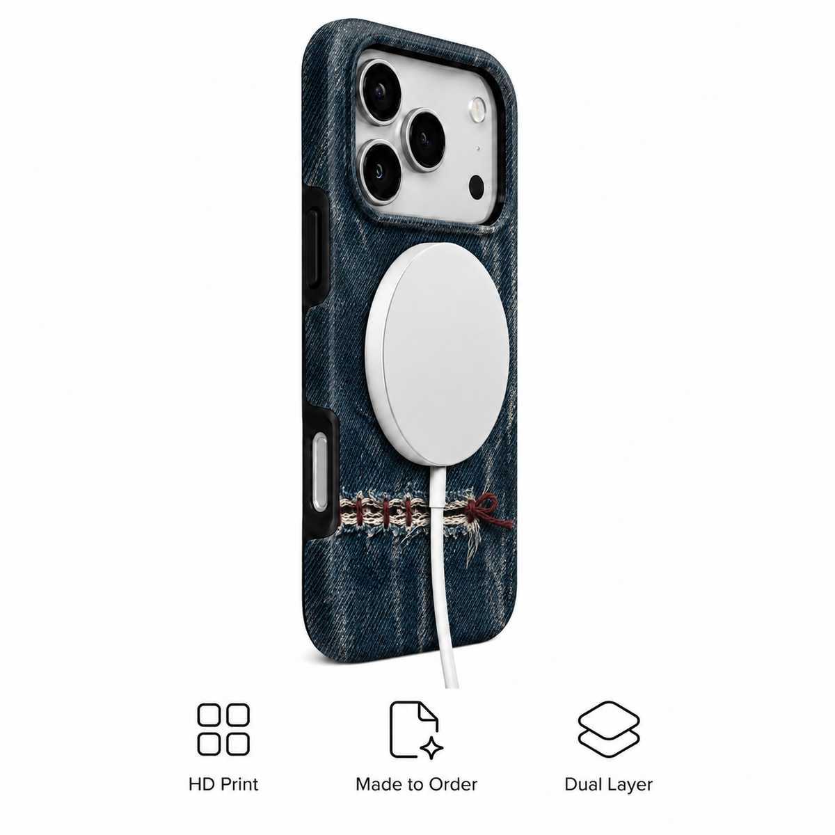 Mended Indigo A Phone Case — view 3